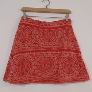 Dakini Coral Mandala Skirt size Medium